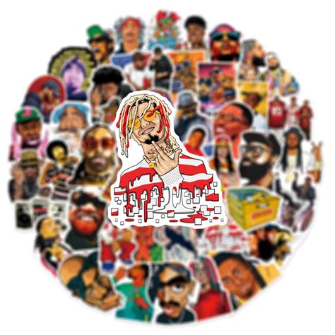 Stickers Style Rap Rappers Hip Hop Stickers Stickers Foreign