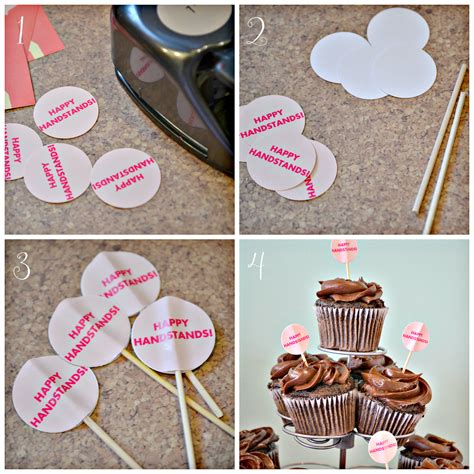 The Life Of Jennifer Dawn Diy Cupcake Toppers