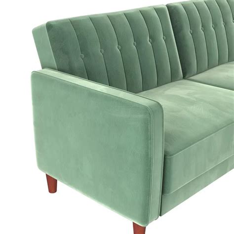 Play with textures and adorn your. Nia Velvet 81.5" Square Arm Sleeper in 2020 | Sofas for ...
