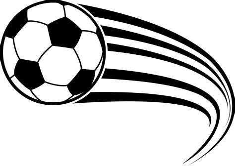 Football Clipart Black And White 2 Soccer Ball Clip A