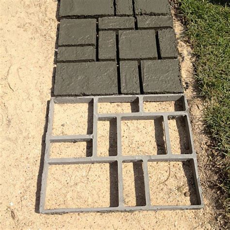 Kiesel Steine And Trittsteine Garden Path Maker Mold Paving Cement Mould