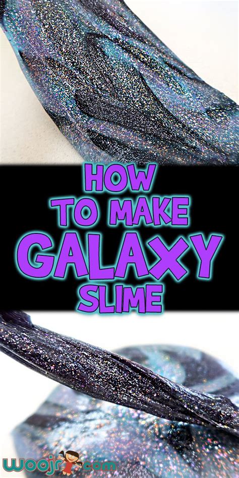 How To Make Galaxy Slime Galaxy Slime Diy Galaxy Slime Black Slime