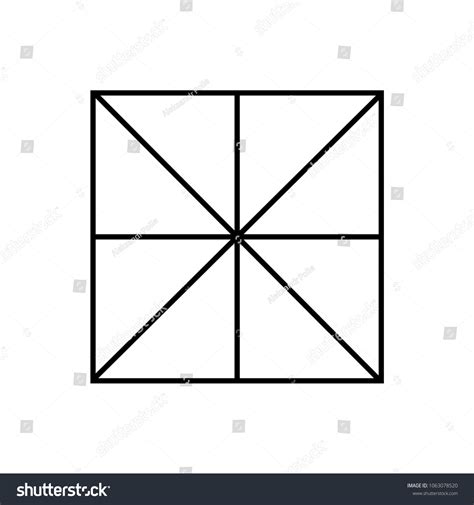 Square Divided Into 8 Parts Stock Vector Royalty Free 1063078520