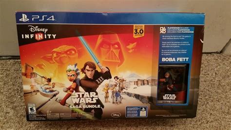 Disney Infinity 30 Star Wars Saga Bundle Includes Boba Fett Ps4 Brand