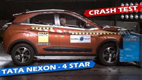 Tata Nexon Indias Safest Compact Suv 4 Stars In Crash Test Youtube