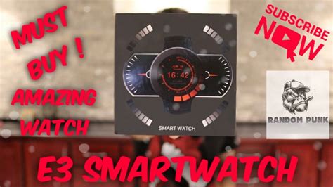 E3 Smart Watch|Chinese Smart watch But amazing|Must Buy ...