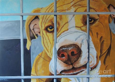Behind Bars Painting By Laura Bolle