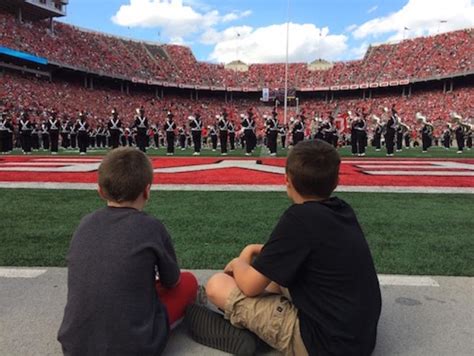 The Ohio State Marching Band Gives Special Spectators The Ultimate Game
