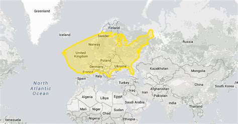 Eye Opening “true Size Map” Shows The Real Size Of Countries On A