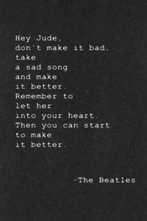 Beatles Quotes Song Lyrics Quotesgram