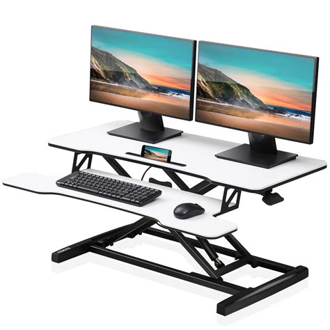 Buy Fitueyes Height Adjustable Standing Desk 36” Wide Sit To Stand