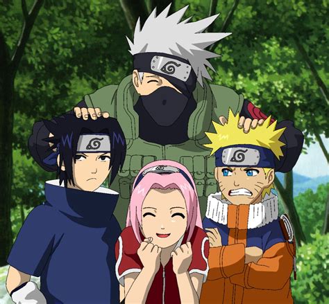 Team Kakashi Naruto Team 7 Naruto Teams Anime