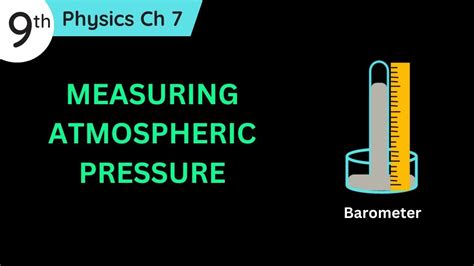 Measuring Atmospheric Pressure Youtube