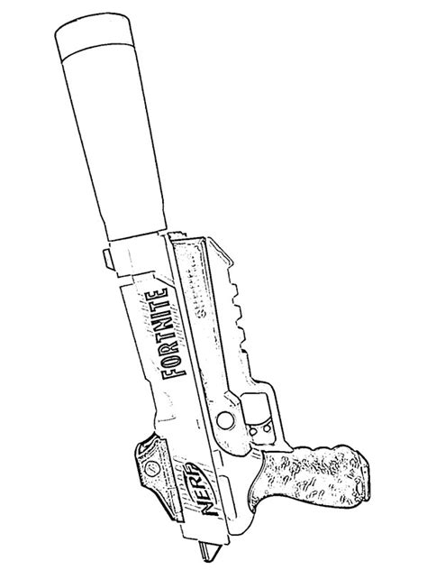 Coloring Beretta Pistola Pistole Colorare Disegni Handgun Nerf Sexiz Pix