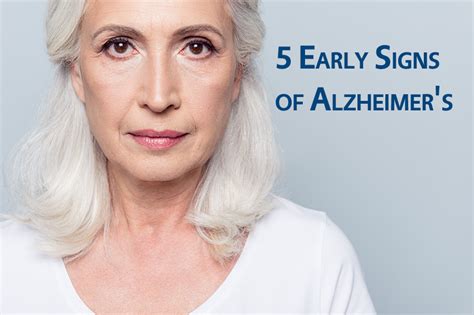 5 Early Signs Of Alzheimers Alzheimers Research And Prevention Foundation