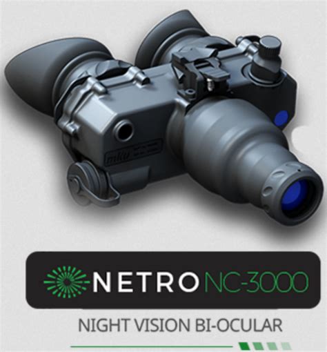 Netro Nc 3000 Night Vision Single Tube Bi Ocular नाईट विजन गॉगल Mku