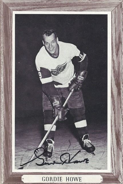 1964 67 Nhl Beehive Hockey Photo Group Iii Woodgrain Gordie Howe