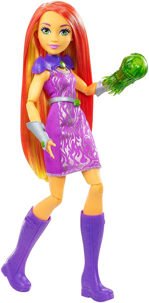 Bin233 Starfire Dc Super Hero Girls Mattel Doll Figure Posable And