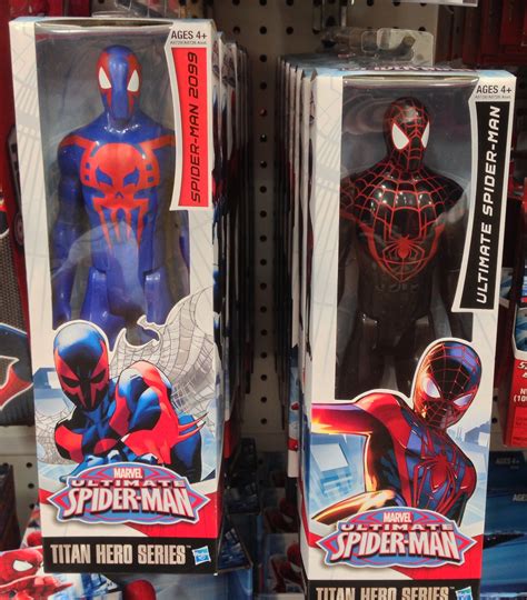 Spider Man 2099 And Miles Morales Titan Figures Released Marvel Toy News