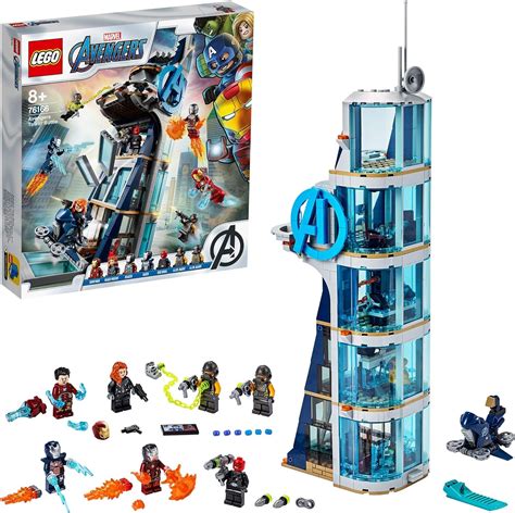 Lego Marvel 76166 Avengers Tower Battle Au Toys And Games