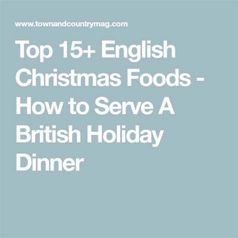 This Is Whats On A Traditional English Christmas Dinner Menu