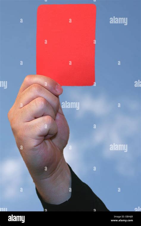 Red Card Hi Res Stock Photography And Images Alamy