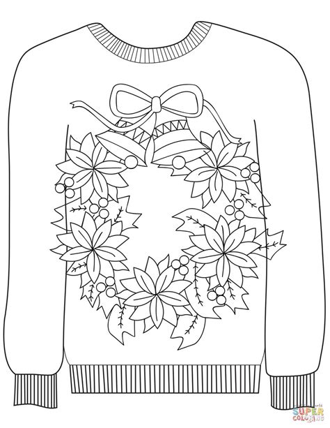 ugly christmas sweater template