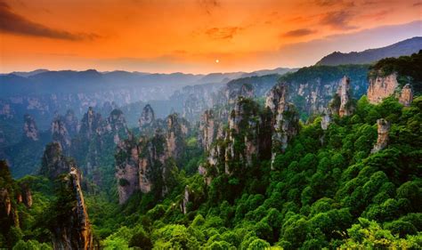 Zhangjiajie National Forest Park In China Photos And Description