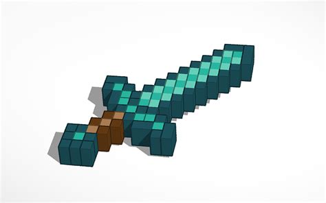 Blender Minecraft Enchanted Diamond Sword Wallpaper Check Spelling Or