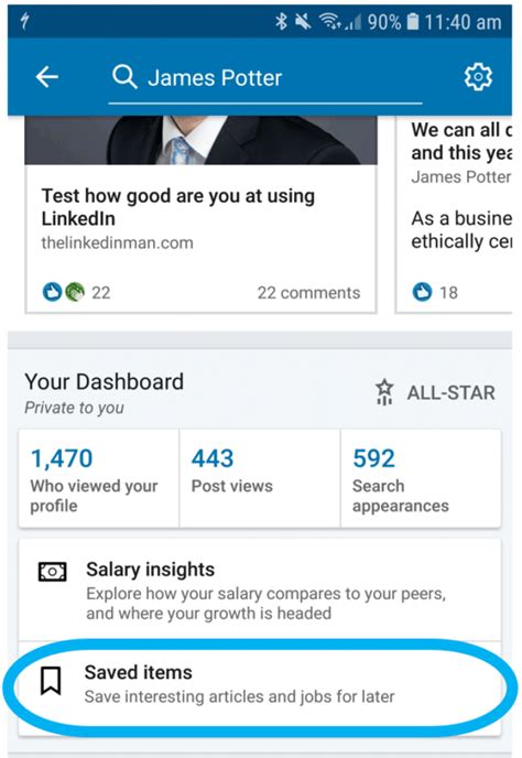 How To Save A Linkedin Post So You Can Read It Later The Linked In Man