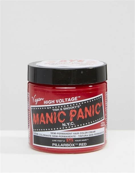 Manic Panic Semi Permanent Hair Color Cream In Pillarbox Red Manic
