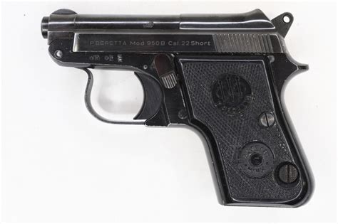 Lot Beretta Model B Short Semi Automatic Pistol