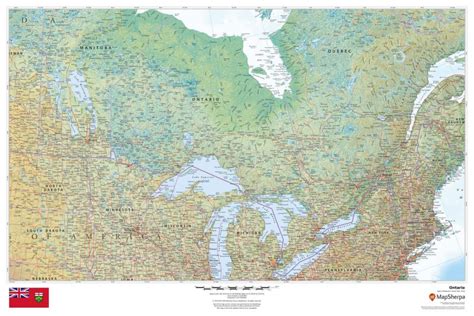 Political Map Of Ontario Canada