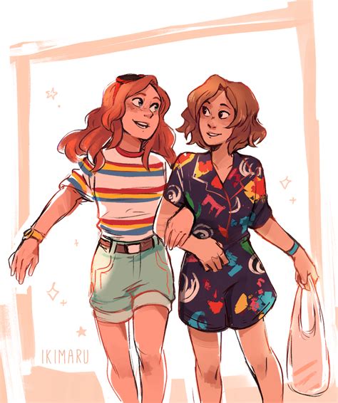 The Mall Scene Was So Cute I Had To Draw Them 💗 Stranger Things Art
