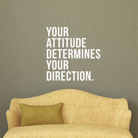 Your Attitude Determines Your Direction Poster Daily Quotes
