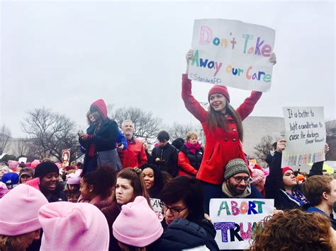 Why We The Women Marched On Washington Dc La Voce Di New York