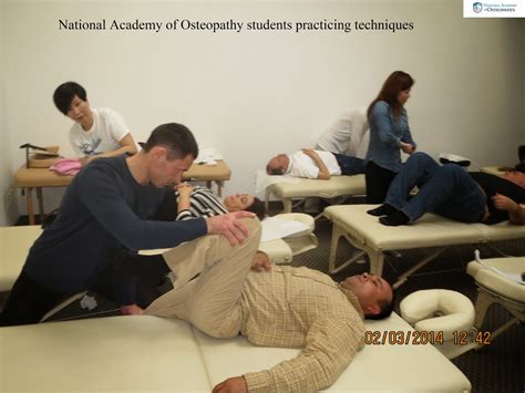 National Academy Of Osteopathy Canada Nao Students Practicing