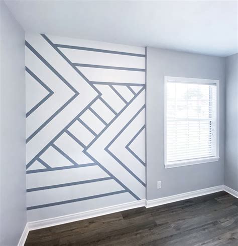 Nursery Diy Painting A Geometric Accent Wall The Snuggly Co Blog