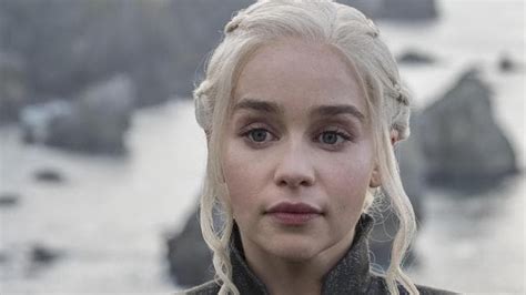 Game Of Thrones Season 8 Emilia Clarkes Blonde Hair Photos Revealed