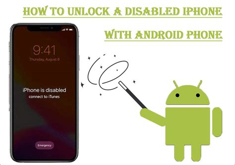 How To Unlock A Disabled Iphone With Android Phone Working Guide