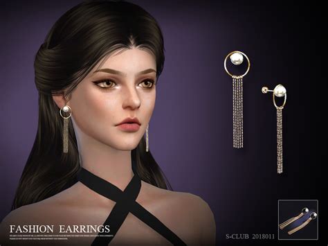 The Sims Resource S Club Ll Ts4 Earring 201811