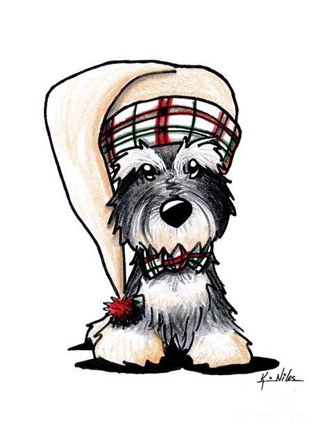 Extend a pair of curved lines from the circle of the head. 36 best Dogs Chritmas images on Pinterest | Schnauzers ...