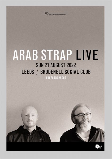 Arab Strap Sold Out Plus Guests Gig At Leeds Brudenell Social Club