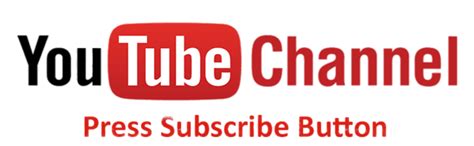 Youtube Channel Subscribe Logo Transparent Png Stickpng