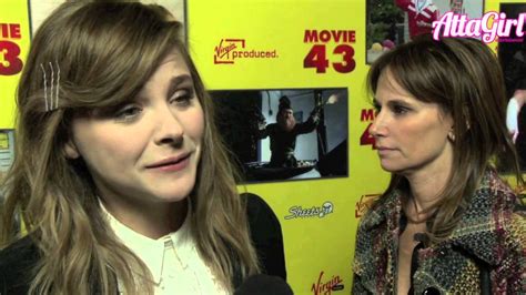 Chloe Grace Moretz Talks Periods And Blood For Movie 43 Premiere Youtube