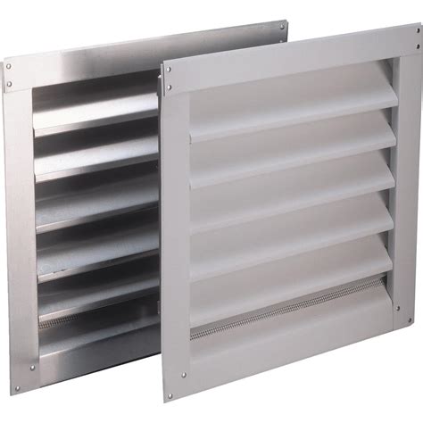 Buy Air Vent Aluminum Wall End Louver White Pack Of 6