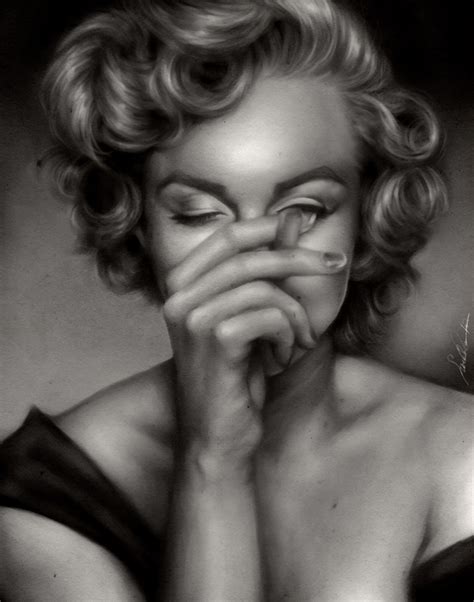 Marilyn By Sarah Chreene Via Behance Digital Portrait Made Using
