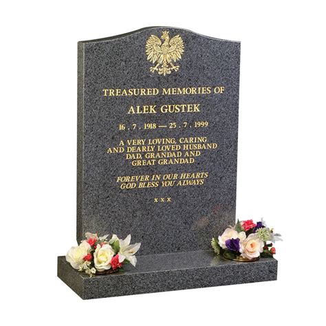 Ghs37 Polish Eagle Headstone Memorials Of Distinction