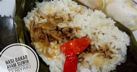 Resep Nasi Bakar Ayam Suwir Teriyaki Oleh Prita Karina Cookpad