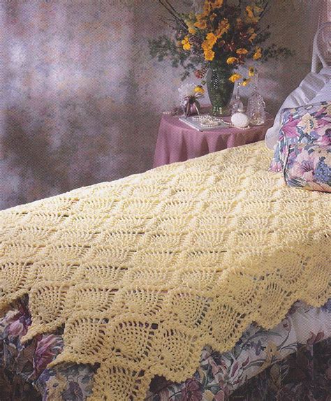 Crochet Pattern ~ Pineapple Perfection Afghan ~ Instructions Crochet